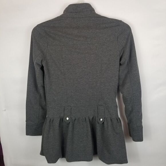 TWENTYONE Gray Jacket with Balloon Hem. Size S - Picture 8 of 12